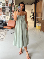 Empress Of Love Midi Dress Sage