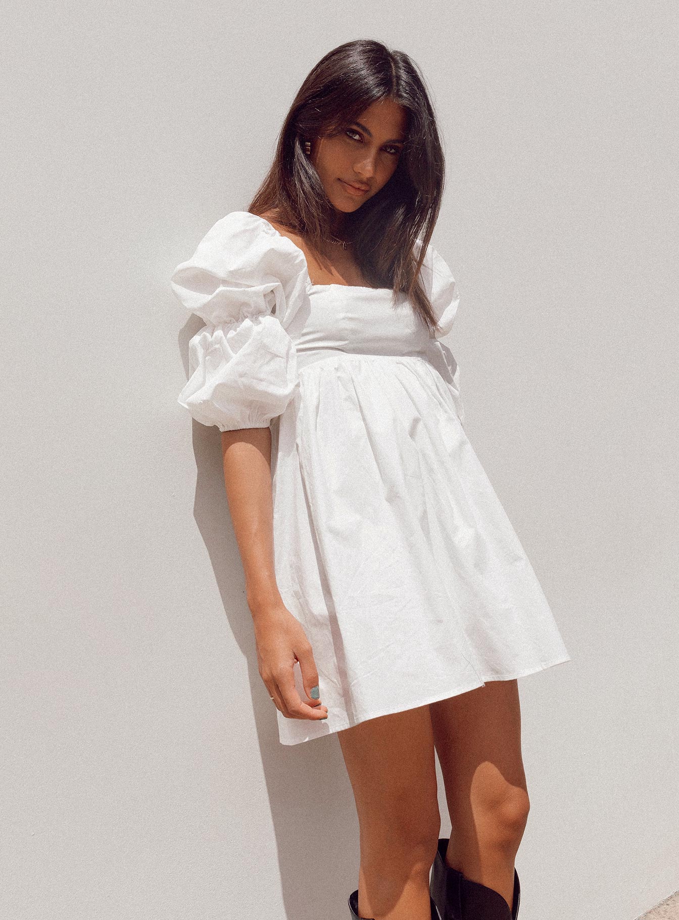 Noha Mini Dress White