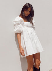 Noha Mini Dress White