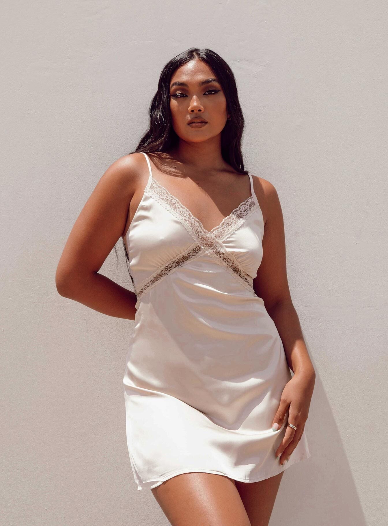 Azarliah Mini Dress Champagne