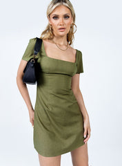 Hastings Mini Dress Khaki