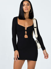 Blythia Mini Dress Black