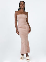 Oscar Midi Dress Dusty Pink