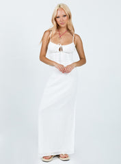 Tindari Maxi Dress White
