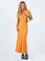 Ravenna Midi Dress Orange