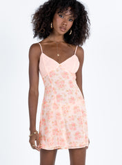 Byrony Mini Dress Pink Multi
