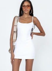 Katrina Mini Dress White