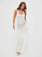 Isaline Knit Maxi Dress White