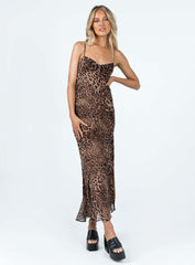Safari Midi Dress Leopard