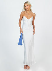 Emily Maxi Dress White Tall