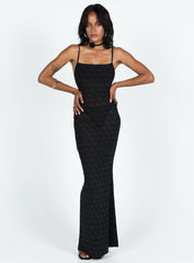 JGR & STN Abbey Maxi Dress Black