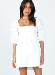 Noha Mini Dress White
