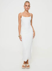 Elestria Maxi Dress White Petite