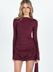 Glory Mini Dress Garnet