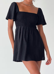 Summer Nights Mini Dress Black