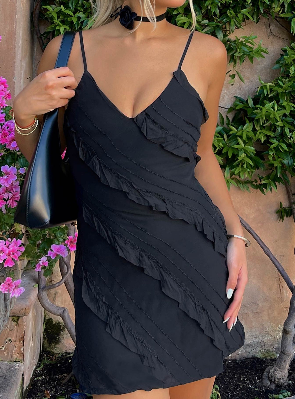 Lars Mini Dress Black