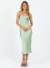 Fallyn Midi Dress Green