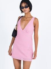 Nellie Mini Dress Orchid Pink