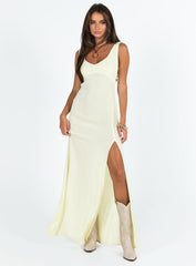 Shannyn Maxi Dress Yellow