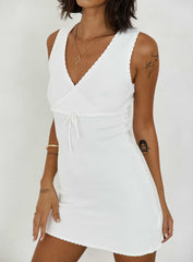 Bernier Mini Dress White