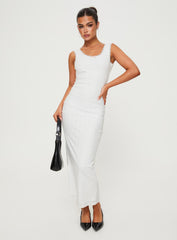 Catania Maxi Dress White