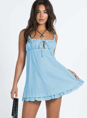 Empress Of Love Mini Dress Blue
