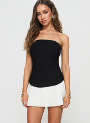 Obsessed Strapless Mini Dress Black