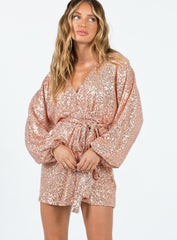 Dancing Queen Mini Dress Champagne