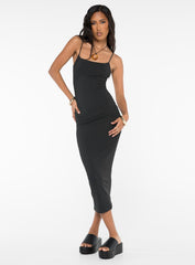 Rigano Midi Dress Black