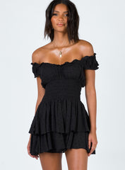 The Love Galore Playsuit Black