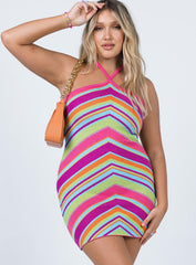 Daphne Mini Dress Stripe