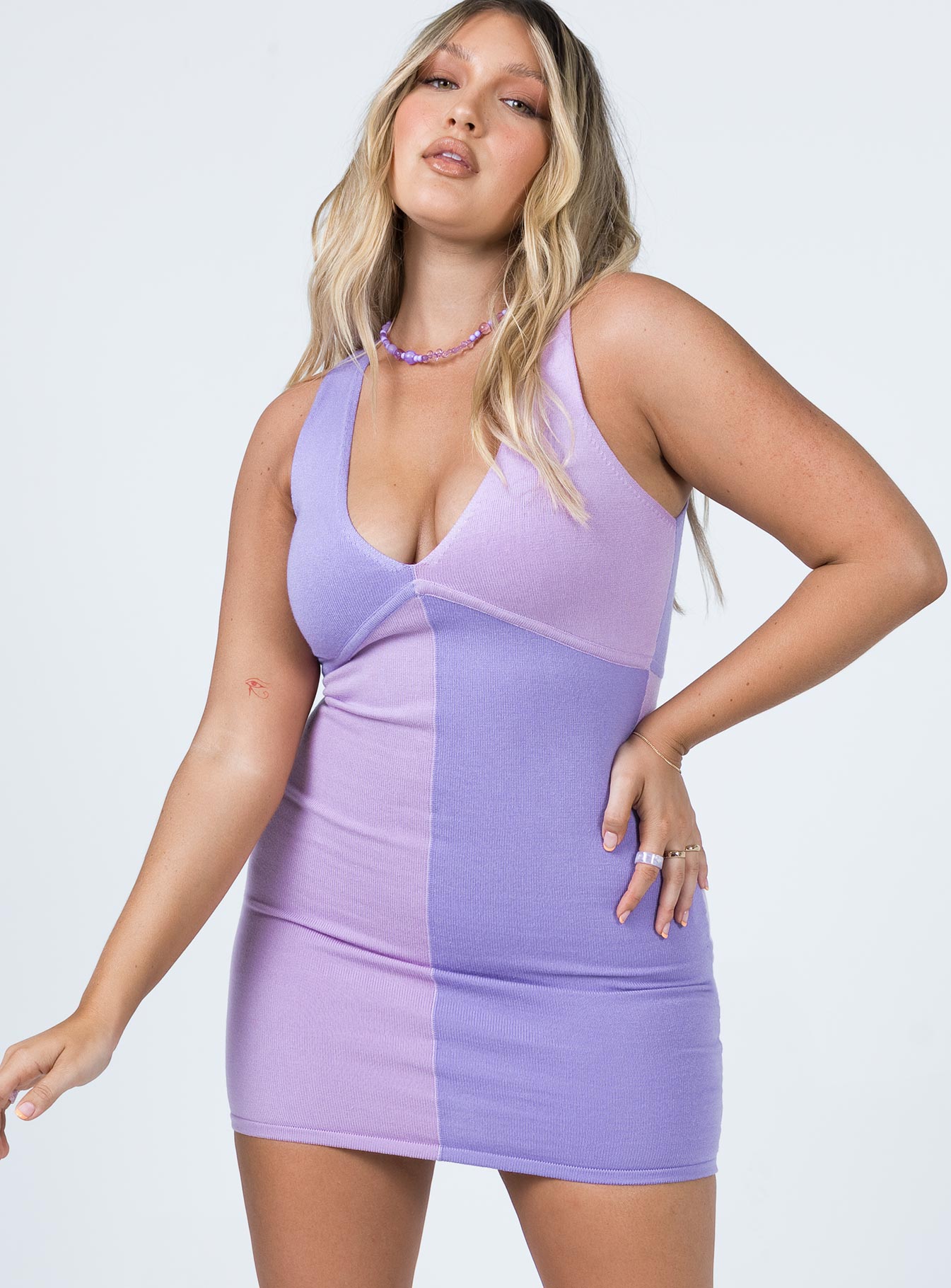 Sienna Mini Dress Purple