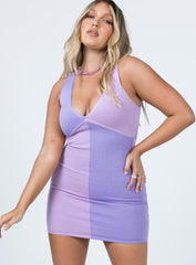 Sienna Mini Dress Purple
