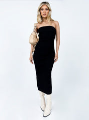 Joslin Strapless Maxi Dress Black