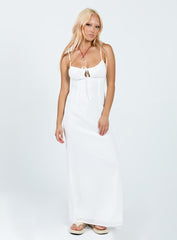 Tindari Maxi Dress White