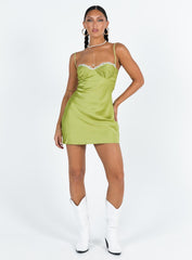 Shilla Mini Dress Green