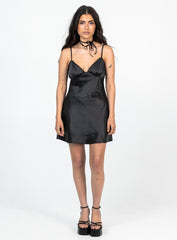 Roman Mini Dress Black Petite