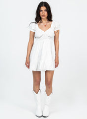 Daniela Mini Dress White Petite
