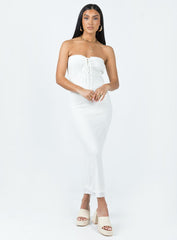 Mollen Maxi Dress White