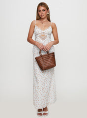 Annamaria Lace Maxi Dress Floral
