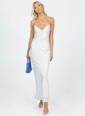 Emily Maxi Dress White Tall