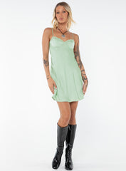 Moniz Mini Dress Sage Tall