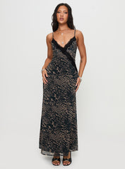 Rosalba Maxi Dress Leopard