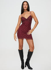 Bartram Mini Dress Red
