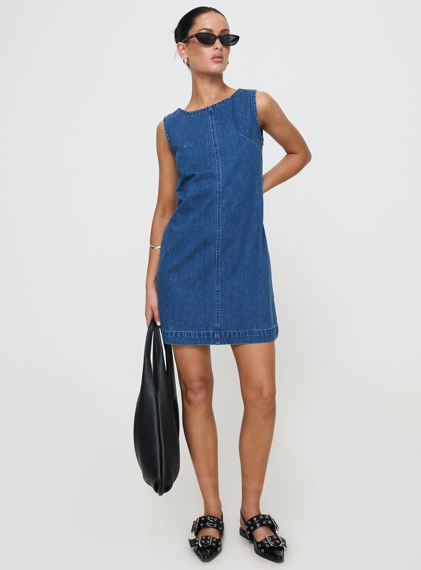 Corteze Denim Mini Dress Blue