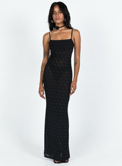 JGR & STN Abbey Maxi Dress Black