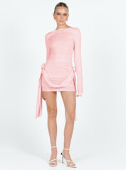 Glory Mini Dress Blush