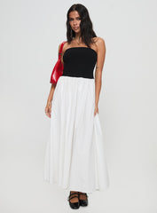 Rhett Maxi Dress Black / White