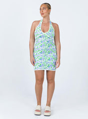 Nathen Mini Dress Blue