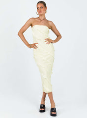 Baylie Maxi Dress Yellow